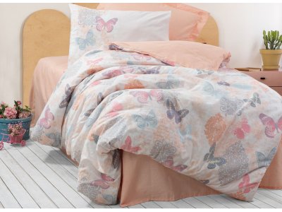 Постельное белье Cotton Box - Kimela Pembe (Турция), подростковый комплект Постельное белье Cotton Box - Kimela Pembe (Турция), подростковый комплект
